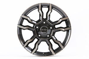 JAOS BACCHUS CM-11 120X9.5J 53 5H150.0 SMOKE POLISH BLACK WHEEL FOR LEXUS LX600 2010-2021 B881095SPB