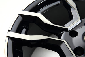 JAOS BACCHUS CM-1 120x8.5 18 6H139.7 SMOKE POLISH BLACK WHEEL FOR TOYOTA HILUX SURF 125 B882086SPB