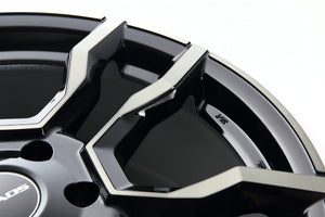 JAOS BACCHUS CM-1 120x8.5 18 6H139.7 SMOKE POLISH BLACK WHEEL FOR TOYOTA FJ CRUISER 10+ B882086SPB