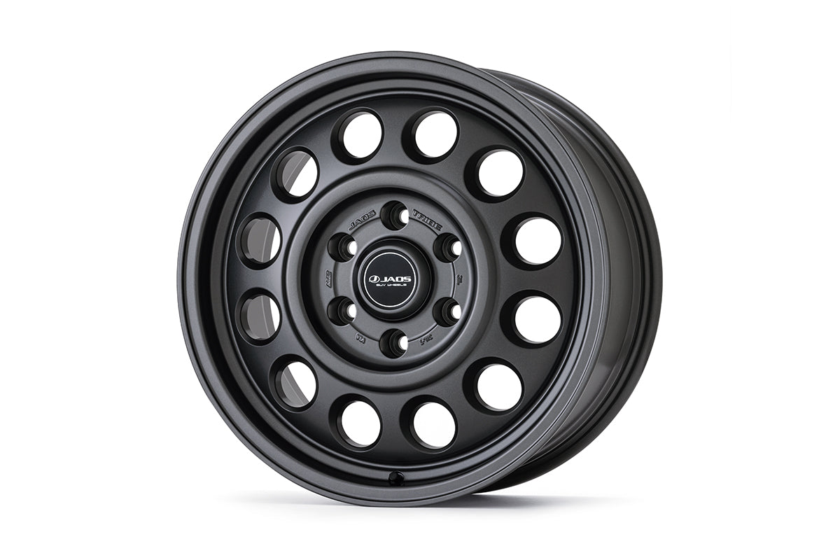 JAOS TRIBE 8.5x18 +55 6H139.7 MATTE GUNMETALLIC B949885MGM - Black
