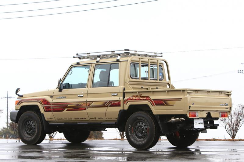 JAOS TRIBE 16x6.5 285H150.0 MATT GUN METALLIC WHEEL FOR TOYOTA LAND CRUISER 70 B950665MGM