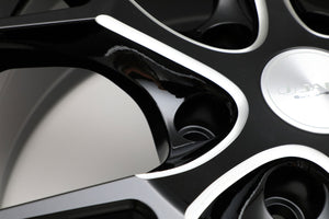 JAOS TRIBECLAW 17x8.0J 20 6H139.7 BLACK MILLING WHEEL FOR TOYOTA FJ CRUISER 10+ B951780BM