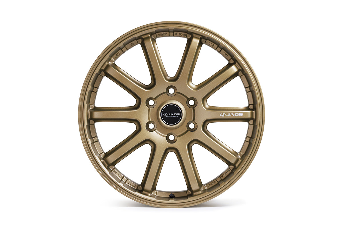 JAOS TRIBECROSS 20x9.0J 55 6H139.7 TITANIUM GOLD WHEEL FOR TOYOTA