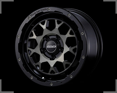 RAYS TEAM DAYTONA M9 16x5.5J +20 5x139.7 BLACK/ DISK CLEAR SMOKE x1