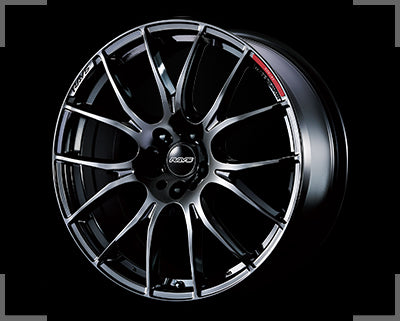 RAYS HOMURA 2X7 JET BLACK ED. 19x8.5J +38(32) 5x114.3 Black Chrome Coating x1