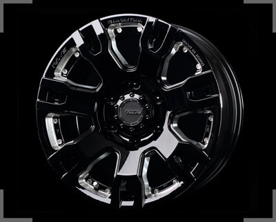 RAYS TEAM DAYTONA FDX F7S 6HOLE 17x8J +20(45) 6x139.7 Black Machining x1