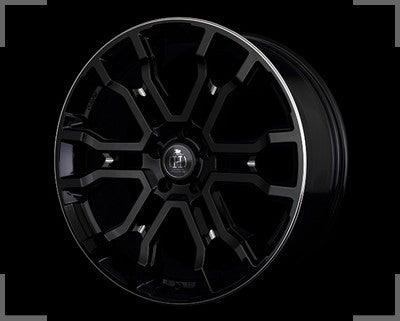 RAYS HFULLCROSS CROSS SLEEKERS T6 18x7.5J +45(42) 5x114.3 Black Machining x1