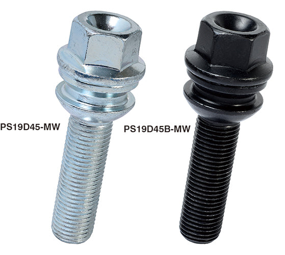 KYO-EI PORSCHE FOR 19HEX 14R SPHERICAL SEAT (BLACK) M14xP1.5 PS19D53B-MW