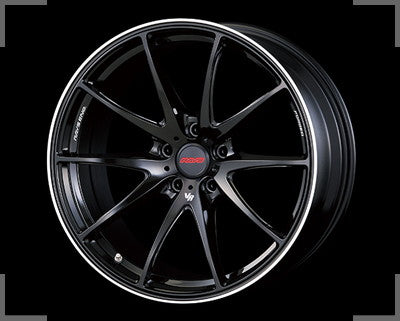 RAYS VOLK RACING G25 19x8 +48(33) 5x114.3 Formula Silver blk cl Edge DC x1