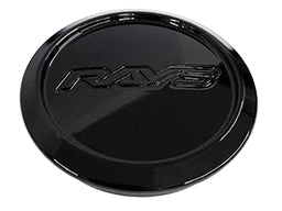 RAYS VOLK RACING WHEEL ATTACHED CENTER CAP NO.49 VR CAP MODEL-01 (O-RING) BK (O-RING) FOR  61000633000BK