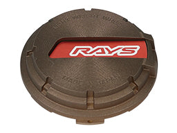 RAYS CENTER CAP ATTACHED TO A-LAP NO.64 GL CAP BR-RD FOR  61025000007BR