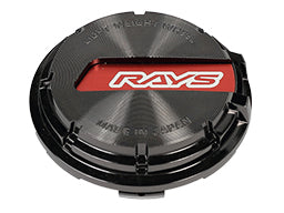 RAYS CENTER CAP ATTACHED TO A-LAP NO.65 GL CAP BK-CHROME-RD FOR  61025000006BK