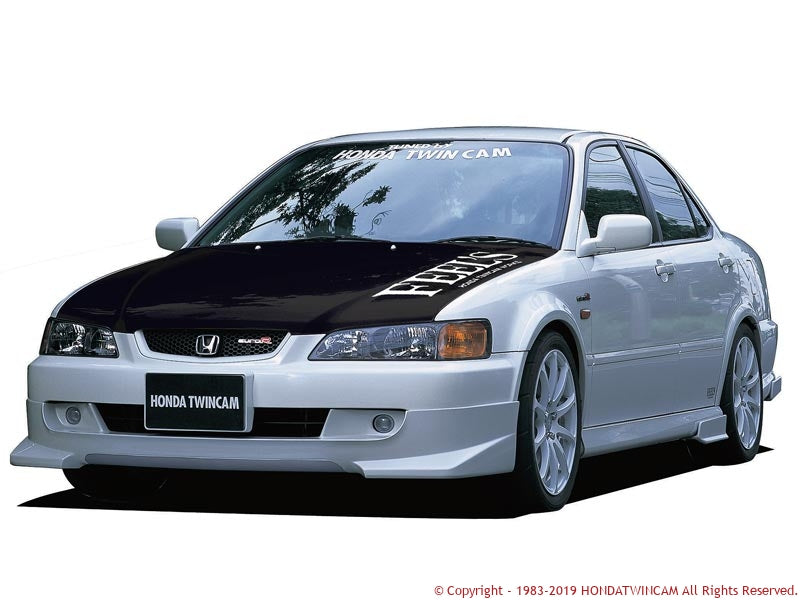 FEEL'S HONDA TWINCAM LIGHTWEIGHT BONNET (NORMAL SHAPE) PLAIN WEAVE CARBON FOR HONDA ACCORD CL1 Feels-00034