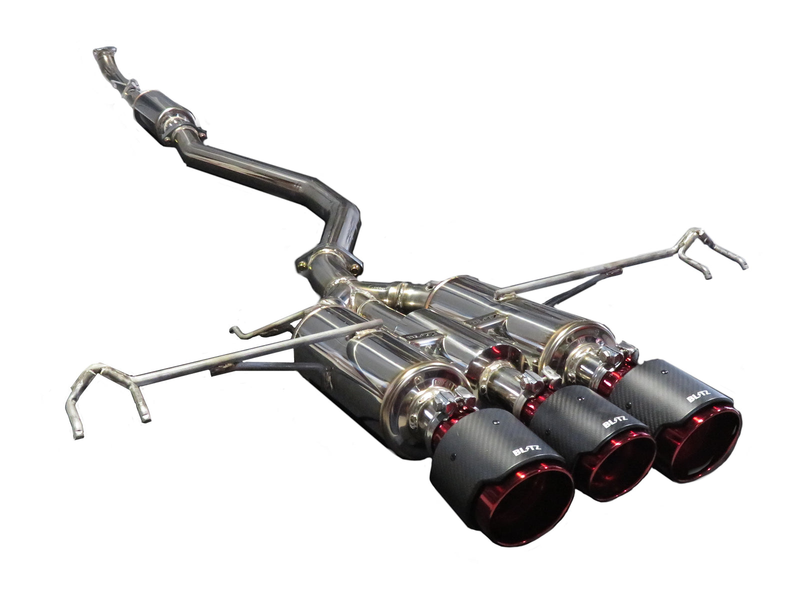 BLITZ NUR-SPEC CUSTOM EDITION EXHAUST SYSTEM CARBON FOR HONDA CIVIC TYPE R FK8 63174C