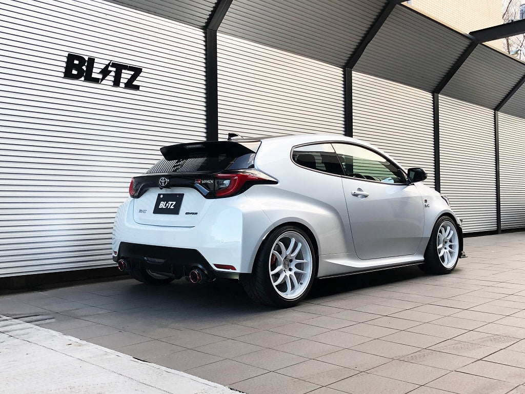BLITZ NUR-SPEC CUSTOM EDITION STYLED EXHAUST CARBON For TOYOTA GR YARIS GXPA16 63196C