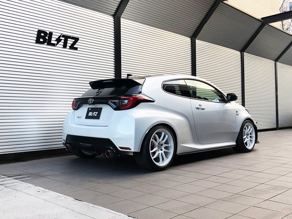 BLITZ NUR-SPEC CUSTOM EDITION STYLED EXHAUST CARBON For TOYOTA GR YARIS MXPA12 63197C
