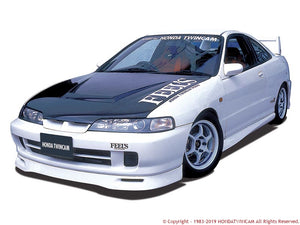 FEEL'S HONDA TWINCAM LIGHTWEIGHT BONNET (NORMAL SHAPE) TWILL WEAVE CARBON FOR HONDA INTEGRA DC2 Feels-00662