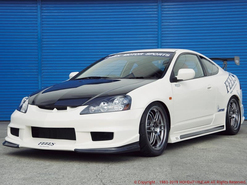 FEEL'S HONDA TWINCAM LIGHTWEIGHT BONNET (NORMAL SHAPE) TWILL WEAVE CARBON FOR HONDA INTEGRA DC5 TypeR Feels-00686