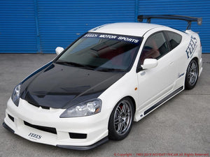 FEEL'S HONDA TWINCAM LIGHTWEIGHT BONNET (NORMAL SHAPE) TWILL WEAVE CARBON FOR HONDA INTEGRA DC5 TypeR Feels-00686