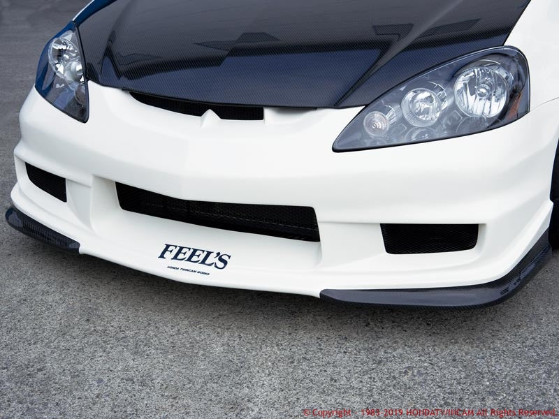 HONDA TWINCAM / FEEL'S フロントバンパー　インテグラ FEEL'S HONDA TWINCAM SPORTS FRONT BUMPER FRP FOR HONDA INTEGRA DC5