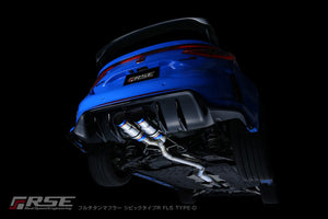 RSE FULL TITANIUM MUFFLER EXHAUST KIT TYPE-D FOR HONDA CIVIC TYPE R FL5 RB6090-HN06E