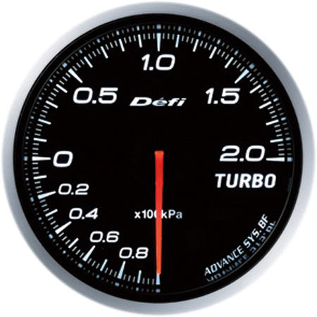 Defi Gauge Meter Advance BF Turbo Boost Meter (-100kPa to +200kPa) 60mm White  DF09901