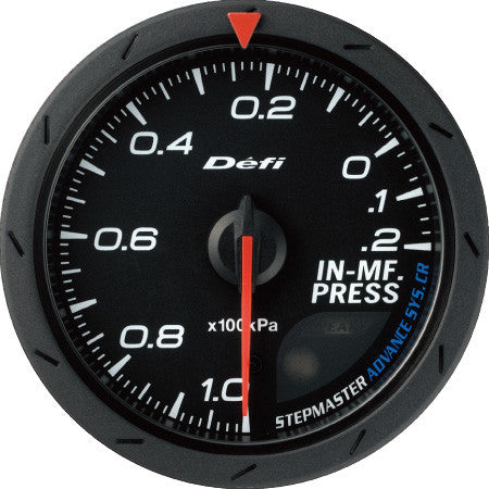 Defi Gauge Meter Advance CR Intake Manifold Pressure Meter (-100kPa to +20kPa) 60mm Black  DF08802