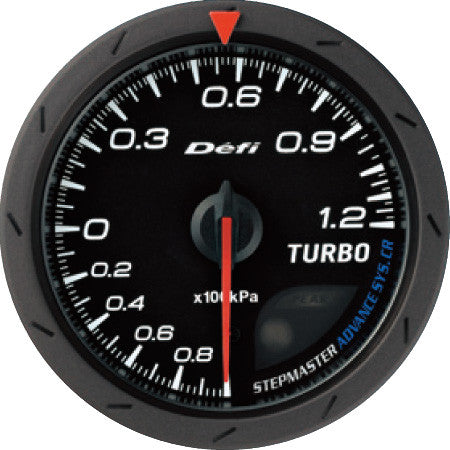 Defi Gauge Meter Advance CR Turbo Boost Meter (-100kPa to +120kPa)  60mm Black  DF08702