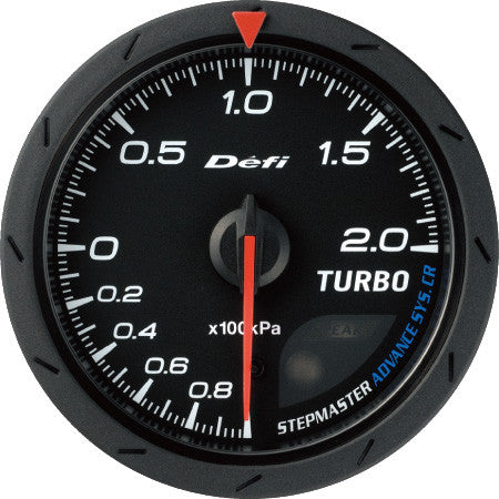 Defi Gauge Meter Advance CR Turbo Boost Meter (-100kPa to +200kPa)  60mm Black  DF08602