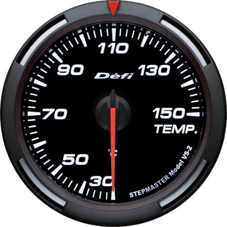 Defi Racer Gauge Temperature Meter (Oil/Water Temperature) (30 to 150 degrees C) 60mm White  DF11706