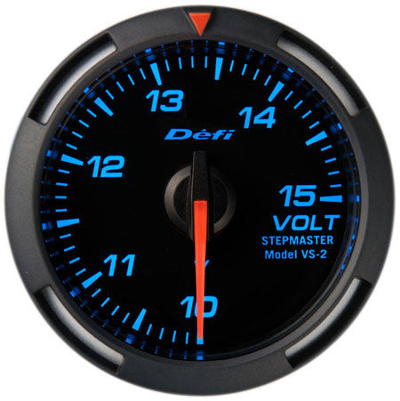 Defi Racer Gauge Voltage Meter (10 to 15V) 52mm Blue  DF07004