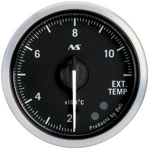 Defi Gauge Meter Advance RS Exhaust Temperature Meter (200 to 1100 degrees C) 52mm   DF14101