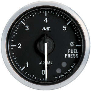 Defi Gauge Meter Advance RS Fuel Pressure Meter (0kPa to 600kPa) 52mm   DF13801
