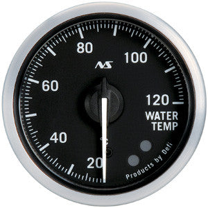 Defi Gauge Meter Advance RS Water Temperature Meter (20 to 120 degrees C) 52mm   DF14001