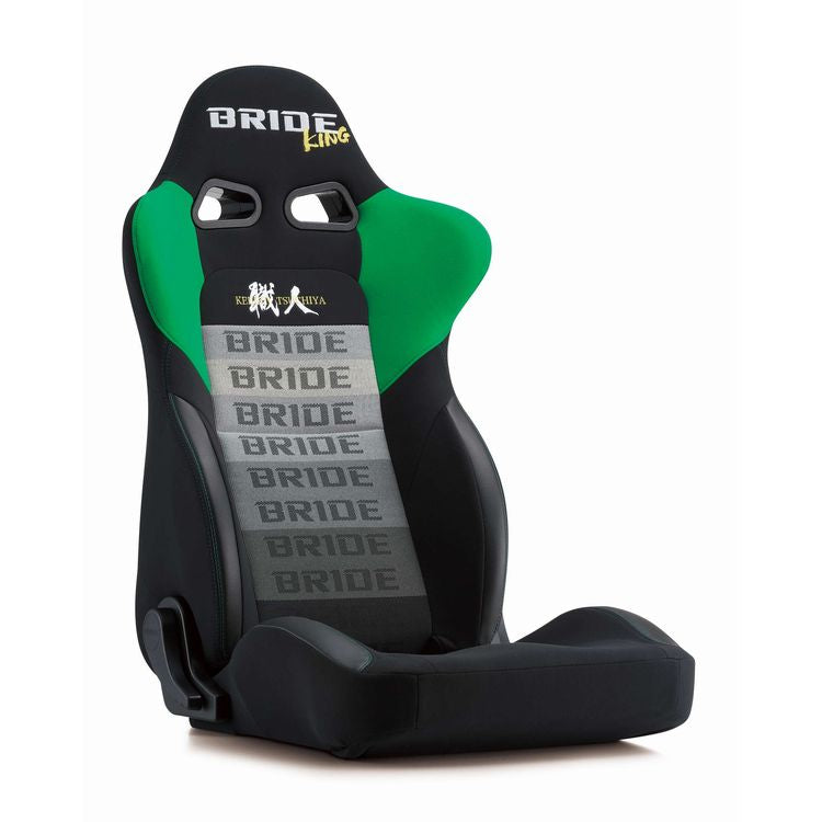 BRIDE EUROSTER II KEIICHI TSUCHIYA SPECIAL EDITION MODEL BLACK & GREEN WITHOUT HEATER E32DSN