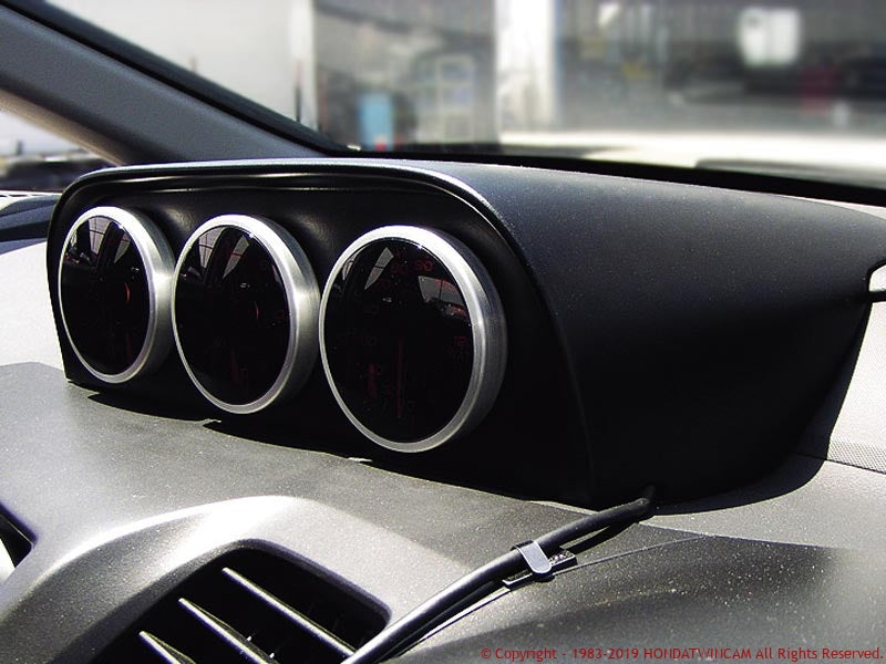 FEEL'S HONDA TWINCAM ADDITIONAL INSTRUMENT PANEL HOOD FOR HONDA CIVIC FD2 TypeR Feels-00225