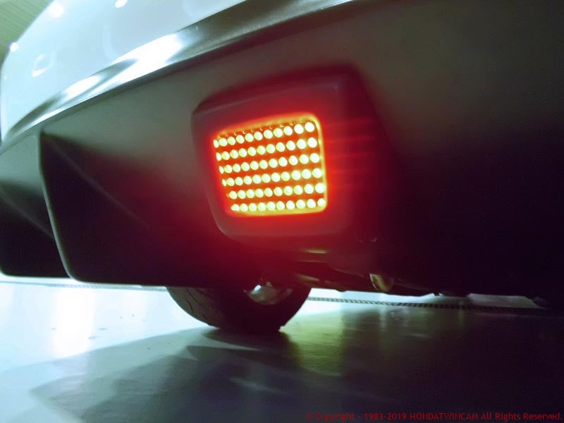 FEEL'S HONDA TWINCAM LED BACK FOG REPLACEMENT KIT MATT BLACK FOR HONDA CIVIC FD2 TypeR Feels-00319