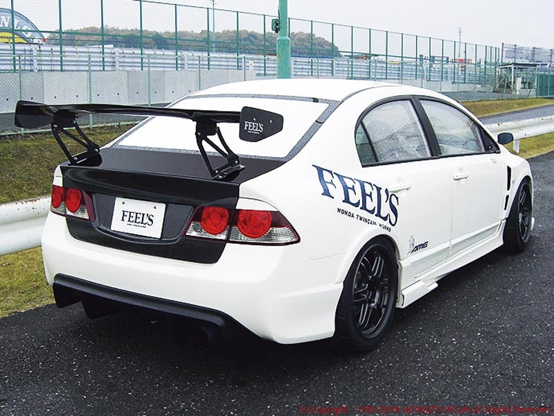 FEEL'S HONDA TWINCAM LIGHTWEIGHT TRUNK TWILL CARBON FOR HONDA CIVIC FD2 TypeR Feels-00306