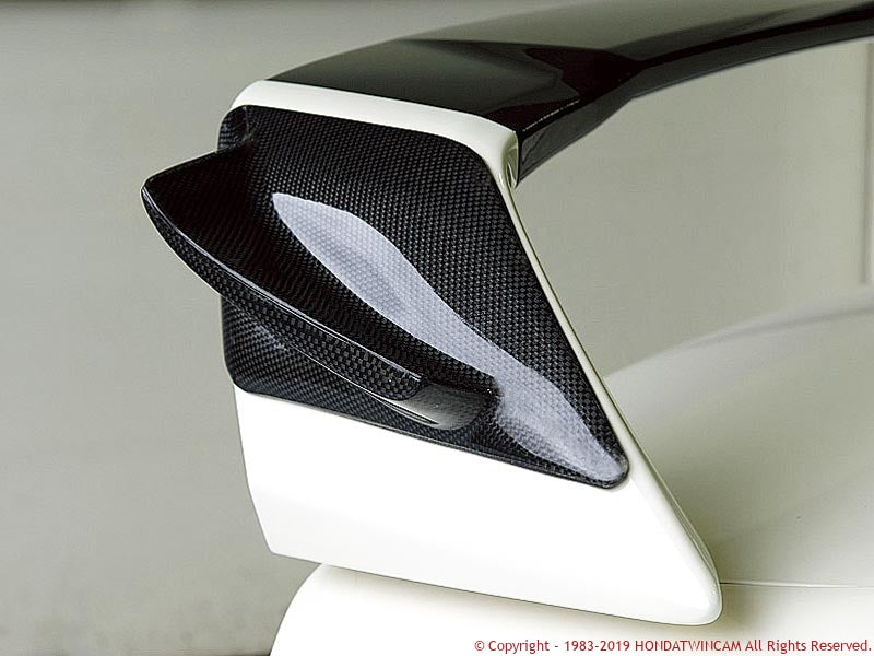 FEEL'S HONDA TWINCAM REAR WING SIDE SPOILER TWILL WEAVE CARBON FOR HONDA CIVIC FD2 TypeR Feels-00242
