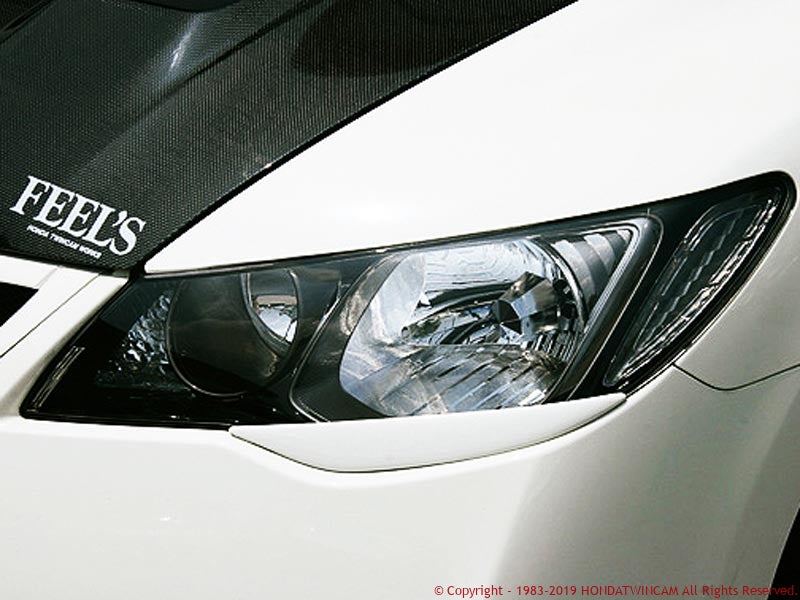 FEEL'S HONDA TWINCAM SPORTS EYELINER FRP FOR HONDA CIVIC FD2 TypeR Feels-00287
