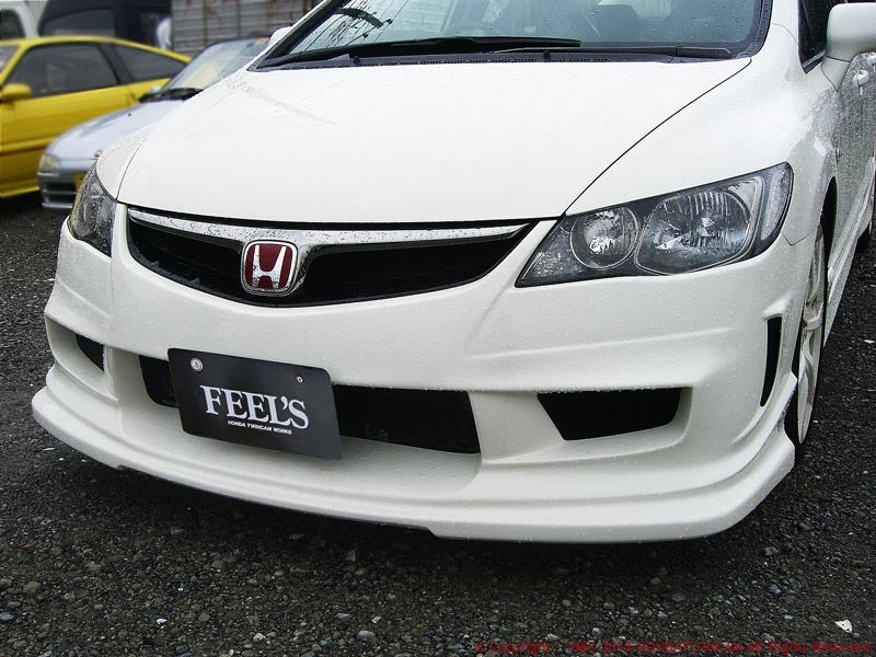 FEEL'S HONDA TWINCAM SPORTS FRONT BUMPER FRP FOR HONDA CIVIC FD2