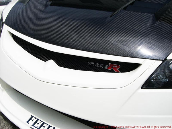 FEEL'S HONDA TWINCAM SPORTS FRONT GRILL FRP FOR HONDA CIVIC FD2
