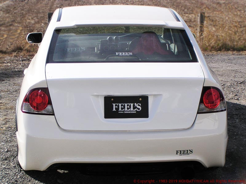 FEEL'S HONDA TWINCAM SPORT TRUNK LID FRP FOR HONDA CIVIC FD2 TypeR