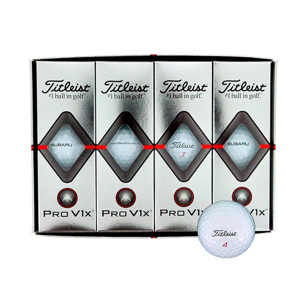 SUBARU GOLF BALL / TITLEIST PRO V1X (1 DOZEN) YELLOW For FHAJ19002901