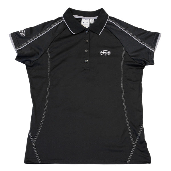 SUBARU WOMEN'S FREEDOM POLO (BLACK) 8 For FHAS13072011