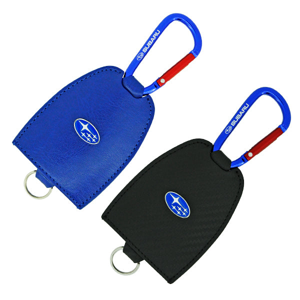 SUBARU CARABINER KEY CASE CARBON LEATHER FASHION GOODS   FHDF16002002
