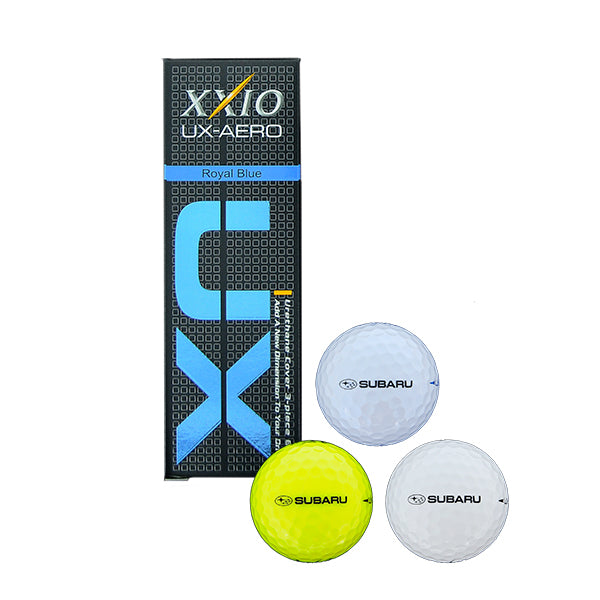 SUBARU GOLF BALL XXIO UX-AERO 3 PIECES WHITE OUTDOOR & SPORTS GOODS   FHDL16038004