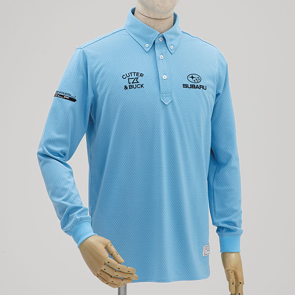 SUBARU  GOLF LONG-SLEEVED POLO SHIRT 17AW M WEAR GOODS   FHDS17060001