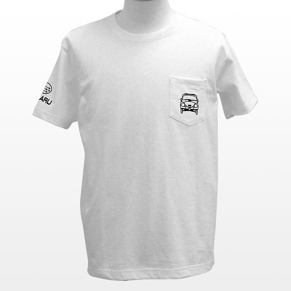 SUBARU  POCKET T-SHIRT 360 WHITE S WEAR GOODS   FHMY17034010