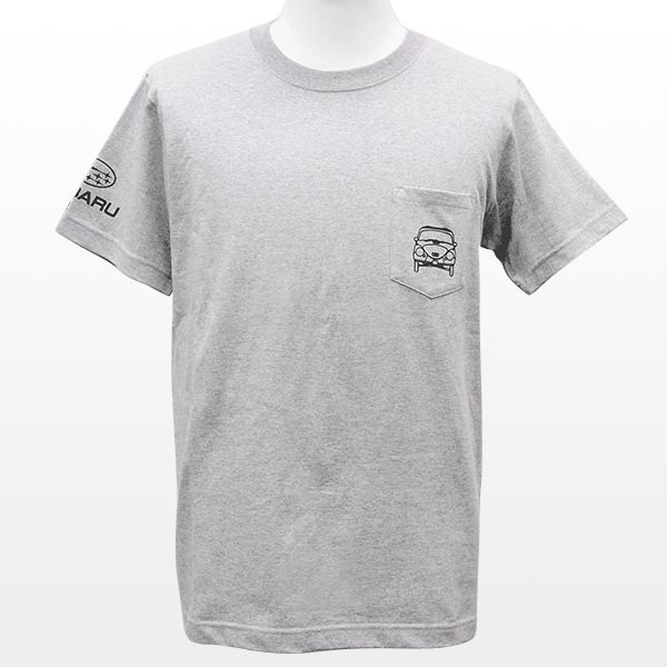 SUBARU  POCKET T-SHIRT 360 MIX GRAY S WEAR GOODS   FHMY17035010